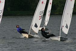 Laser auf dem Harkortsee