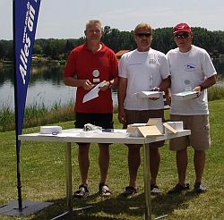 Die Erstplatzierten des Hessen-Cups: v.l. Thomas Eder, Karl-Heinz Erich, Detlev Guminski