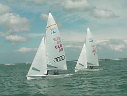 Henrik Simon und David Heitzig beim Training vor La Rochelle.