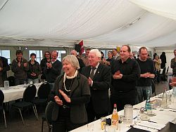 Die Delegierten bedanken sich bei Klaus-Dieter Lachmann