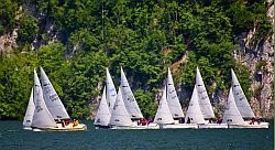 Gute Windbedingungen für die Sharks auf dem österreichischen Traunsee