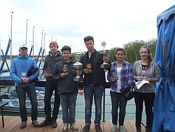 v.l.n.r.: 3 Platz Jan Hoffmann u. Simon Weber, 1. Platz Mauritz Orth u. Lukas Orth, 2. Platz Naomi Wolf u. Rebecca Weser