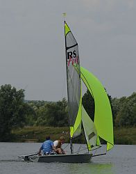 Die neue RS-Feva mit Gennaker