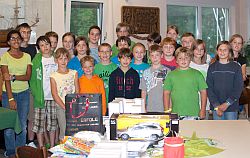 Gruppenbild der Teilnehmer am Opti-Cup 2013