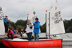 Pause für die Trainingsgruppe.