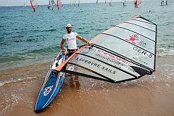 Moritz Martin nach der Regatta.