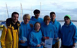 Die hessische Trainingsgruppe, v.l. Trainer Alvaro Franco Lopez, Nicolas Thierse (Berlin), Kim-Christjan Sator, Antonia Gfrörer, Felix Laukhardt, Yago Osuna, Max Hedtke