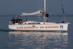 Die SY Carpe Diem grüßt die Hessenregatta!