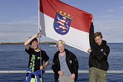 das Team-Hessen (v.l.): Björn Fischer, Paul Strohfeldt und Maximilian Behrens.