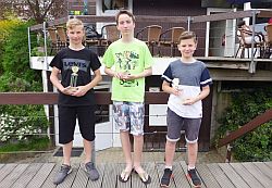 Sieger 4.7 Radial: v.l.n.r. Thomas Rössler, Björn Fischer und Fynn Reisig
