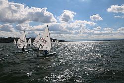 Laser auf dem Ammersee, Foto Herrschinger Segelclub