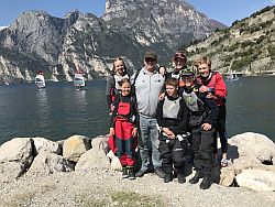von links, Yolanda Gebel (vorne), Marlene Brandis, Reinhard Linke, Jesper Fleischer, Konstantin von Holtum, Leonard von Holtum, Theo Gnass.