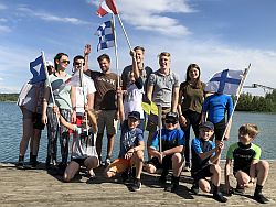 Die Trainingsgruppe mit ihren Betreuern