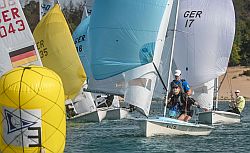 Spannende Szenen auf dem Wasser gabs beim Handkäs-Cup am Langener Waldsee.
