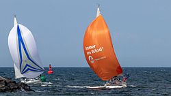 Hessenregatta vor Warnemünde.