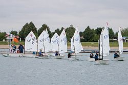 Start der ersten Opti Regatta nach Corona-Regeln