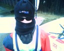 Marc bei Eis und Schnee