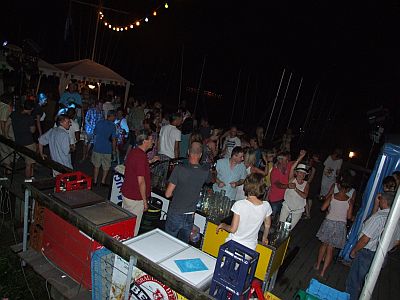 Party auf der großen Terrasse